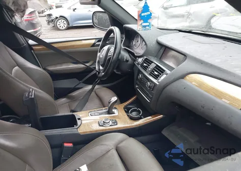 2013 BMW X3 xDrive35I z USA, uszkodzony, nr VIN 5UXWX7C52DL982428